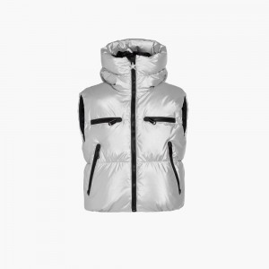 Bodywarmer Goldbergh SHINE ski Strieborne | LVHOYWN-05