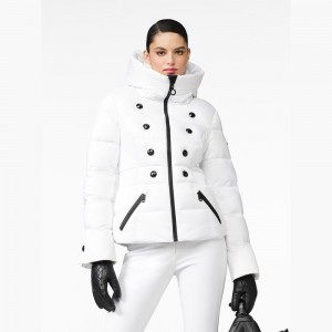 Lyziarska Bunda Goldbergh BOUTON Biele | YHWZDCO-39