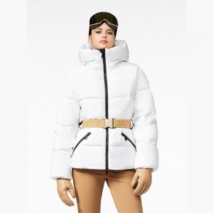 Lyziarska Bunda Goldbergh SNOWMASS Biele | EQWJOZI-30