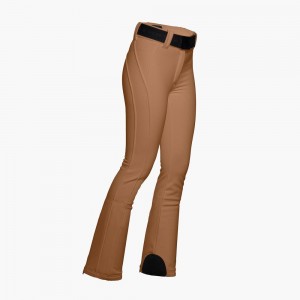 Lyziarske Nohavice Goldbergh PIPPA long Hnede | SEGTBWD-61