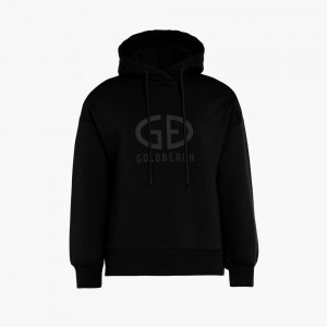 Mikina Goldbergh HARVARD hooded sweater Čierne | BQXOAKU-57