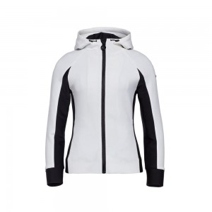 Mikina Goldbergh SOFI hooded cardigan Biele | MAQSKFX-18
