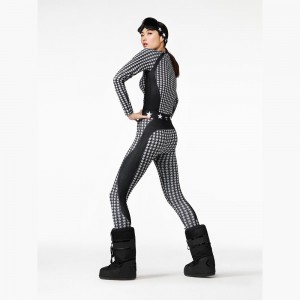 Nohavice Goldbergh CELESTE baselayer Čierne | PFXQNJE-28