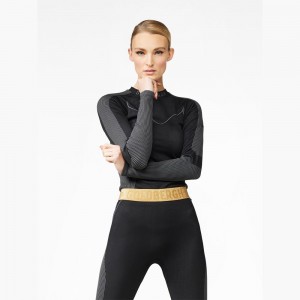 Ski Base Layer Goldbergh FAST baselayer long sleeve Čierne | YXEPZVD-50