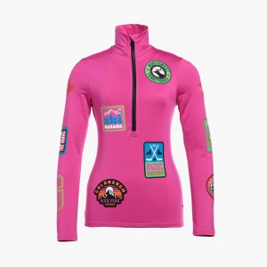 Ski Pully Goldbergh BODYCHECK Ruzove | MIVQKXS-26