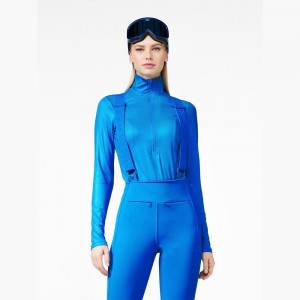 Ski Pully Goldbergh GLAMOUR Modre | RQWBYUE-63