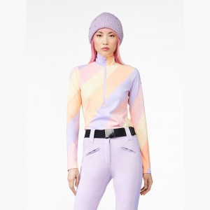 Ski Pully Goldbergh LOLLYPOP Stripes | ZRMFHOX-34