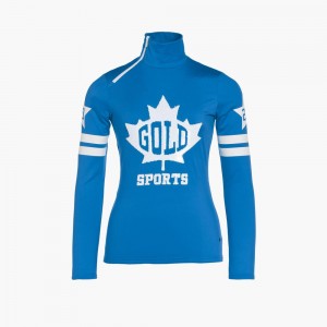 Ski Pully Goldbergh MAPLE LEAF Modre | NYRPQXE-41
