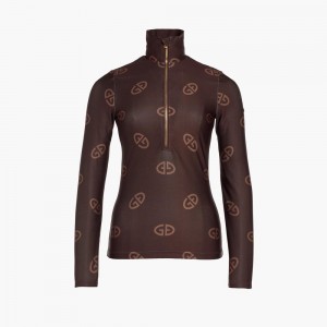 Ski Pully Goldbergh ROBSON Tmavo Hnede | BAEUCWL-28