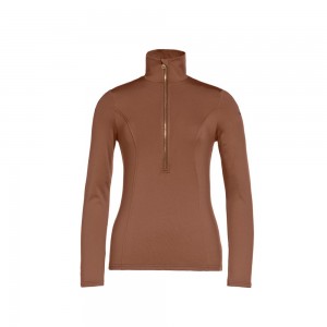 Ski Pully Goldbergh SERENA Tmavo Hnede | LKSQPVU-51