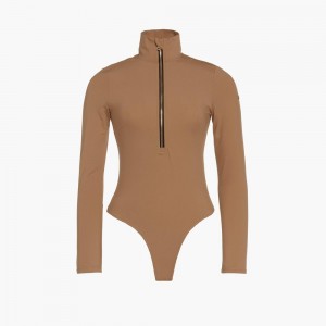 Ski Tops Goldbergh POPPY ski body Hnede | PHFABGC-49