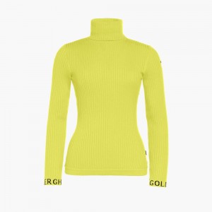Sveter Goldbergh MIRA long sleeve knit Svetlo Zelene | KYETQHO-04