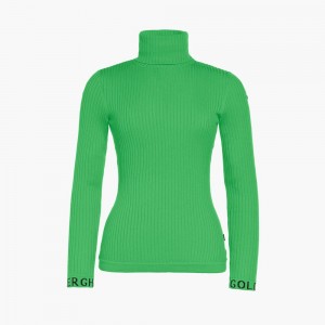 Sveter Goldbergh MIRA long sleeve knit Zelene | MAYWURX-64