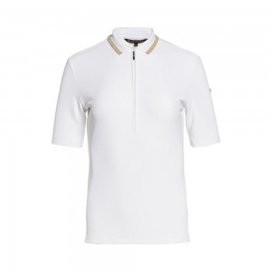 Tricko Goldbergh CASSIA short sleeve Biele | DJLCSZI-52