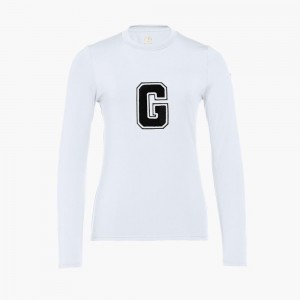 Tricko Goldbergh SUPER G long sleeve Biele | NPMSGZW-17