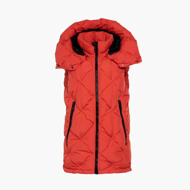 Bodywarmer Goldbergh ALMA Oranžové | DZJVYBP-91