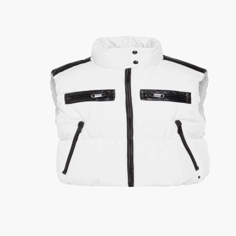 Bodywarmer Goldbergh BLAST ski Biele | MEZIWTK-87