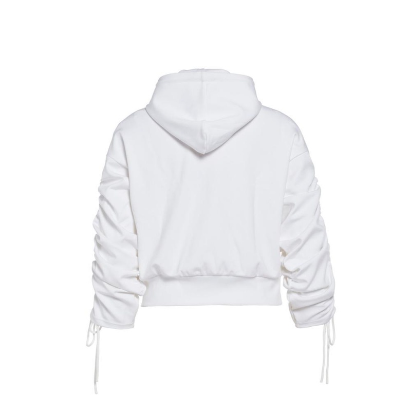 Bunda Goldbergh JAZLYN hooded cardigan Biele | YMAPDKV-23