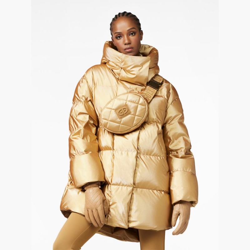 Bunda Goldbergh METALLIC Zlate | ROVFYNU-46