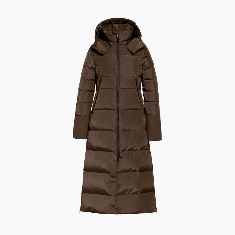 Bunda Goldbergh SION Hnede | GTHQNRK-18