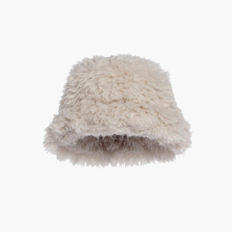 Ciapka Goldbergh BIRD faux fur Biele | AJPBEUI-30
