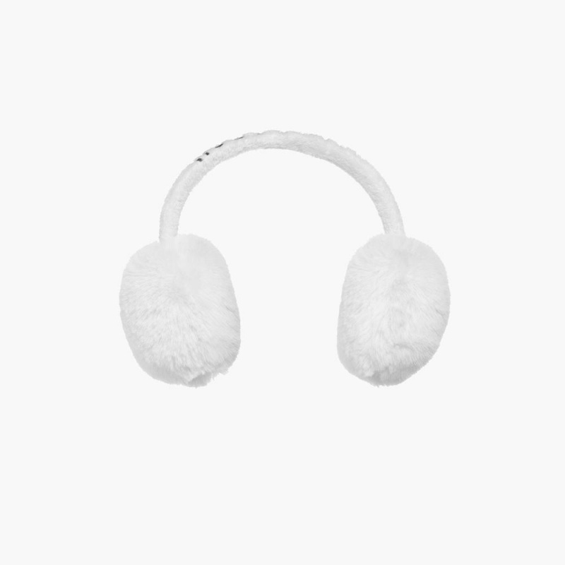 Earwarmers Goldbergh FLUFFY faux fur Biele | BCHITOR-09