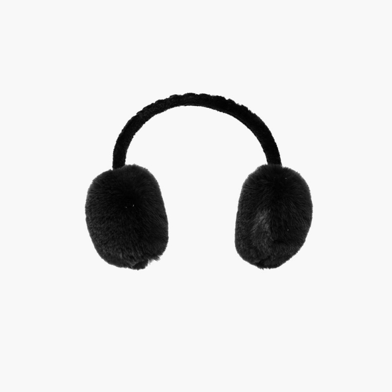 Earwarmers Goldbergh FLUFFY faux fur Čierne | XPZQYCH-40
