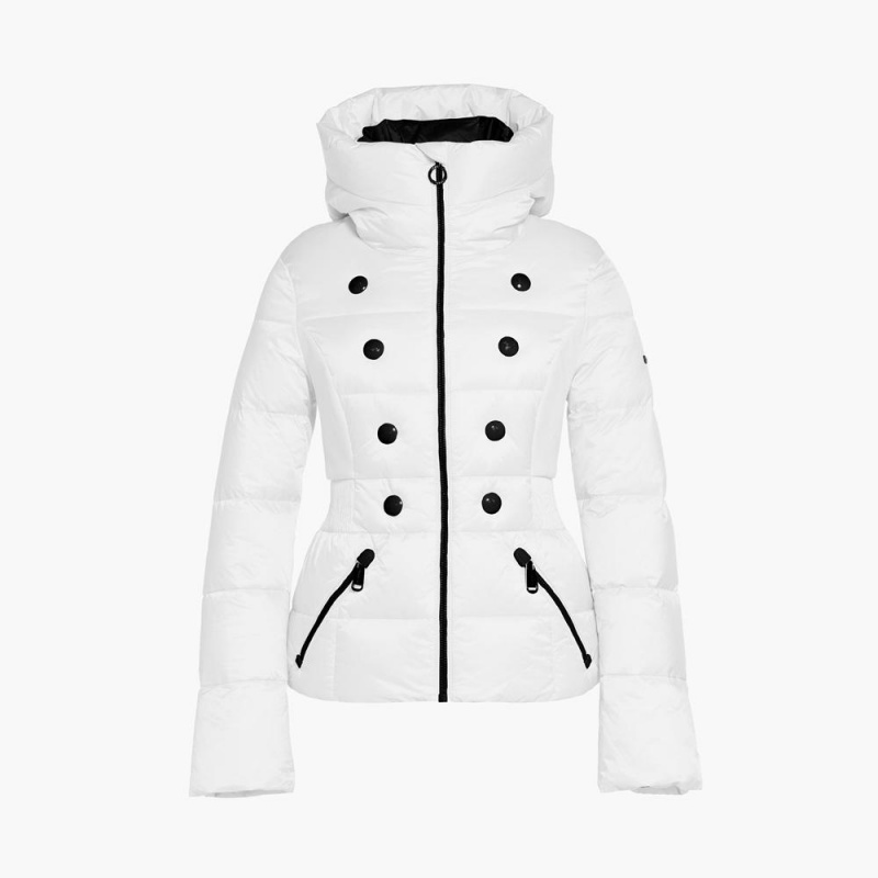 Lyziarska Bunda Goldbergh BOUTON Biele | YHWZDCO-39
