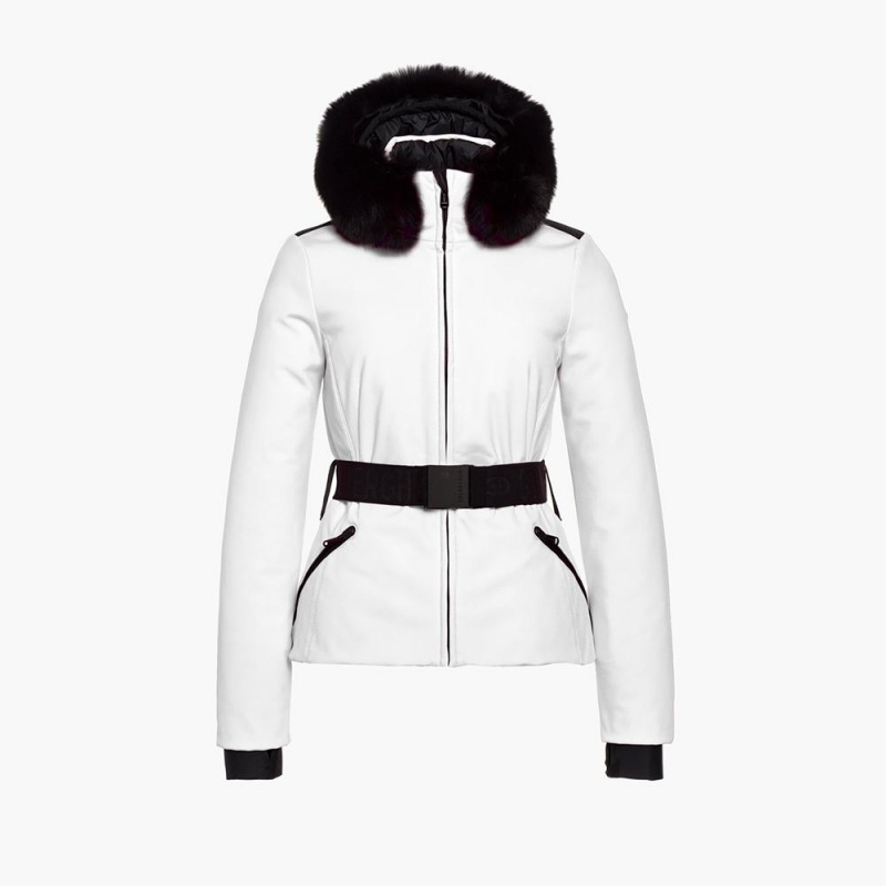 Lyziarska Bunda Goldbergh HIDA faux border Biele | HMNKDEA-59
