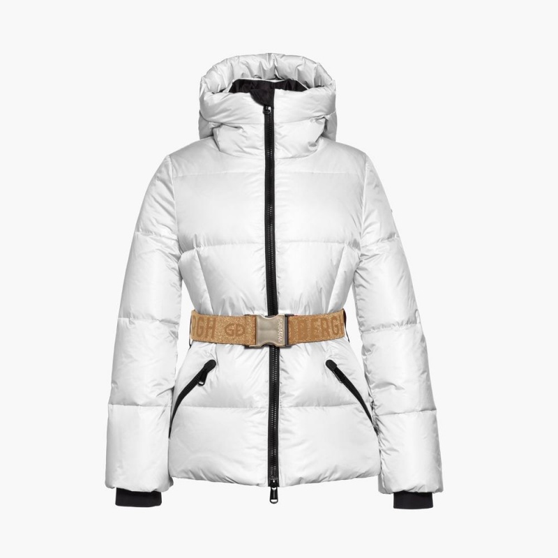 Lyziarska Bunda Goldbergh SNOWMASS Biele | EQWJOZI-30