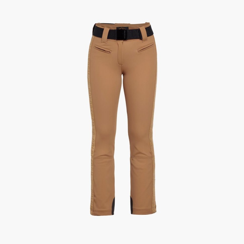 Lyziarske Nohavice Goldbergh GOLDEN EDGE Hnede | YFJIXWG-75