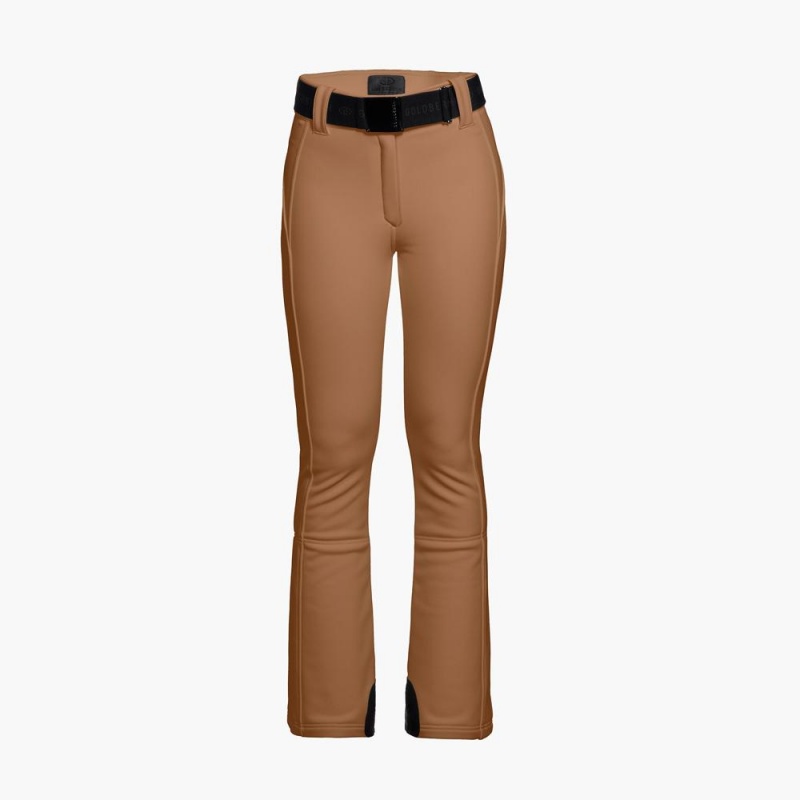 Lyziarske Nohavice Goldbergh PIPPA long Hnede | SEGTBWD-61