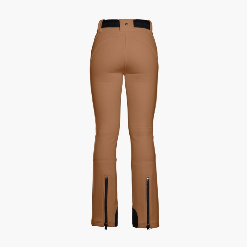 Lyziarske Nohavice Goldbergh PIPPA long Hnede | SEGTBWD-61