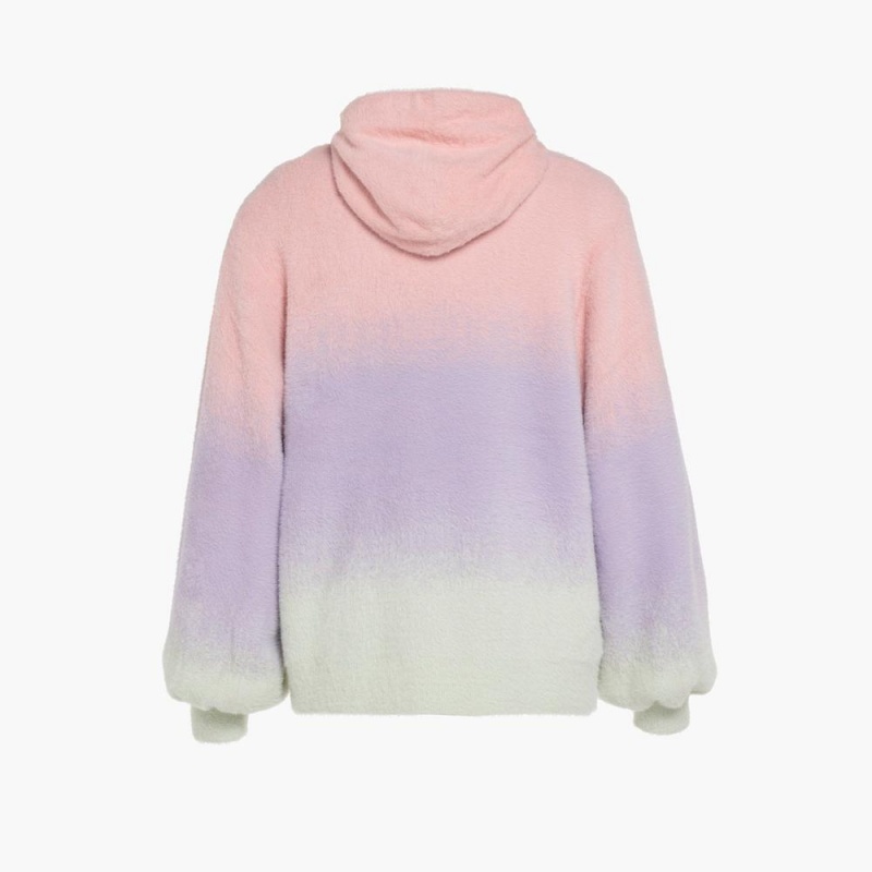 Mikina Goldbergh DESIRE hooded knit Pink/Purple | FSTAMZU-06