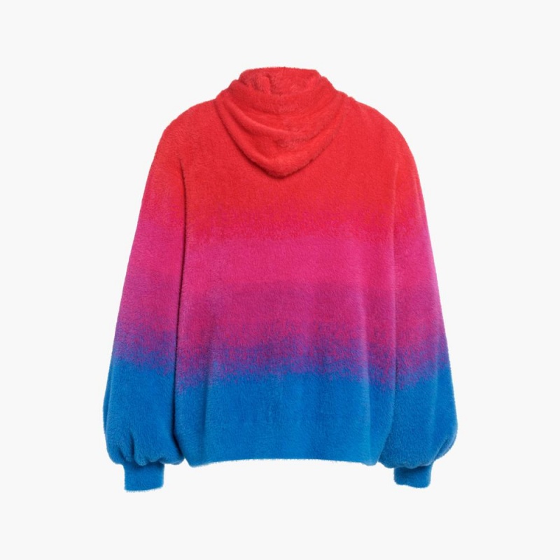 Mikina Goldbergh DESIRE hooded knit Červené | LXAQYPT-91