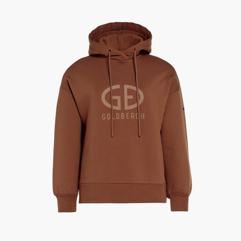 Mikina Goldbergh HARVARD hooded sweater Béžové | CTSYFKN-78