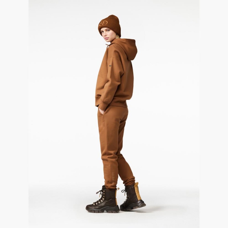 Mikina Goldbergh HARVARD hooded sweater Béžové | CTSYFKN-78