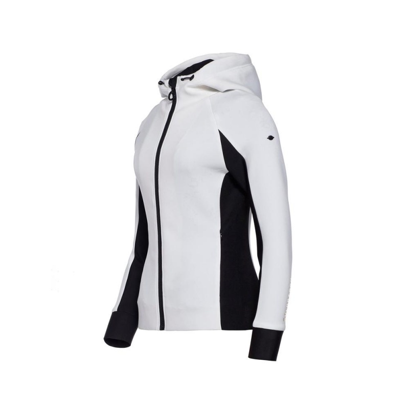 Mikina Goldbergh SOFI hooded cardigan Biele | MAQSKFX-18