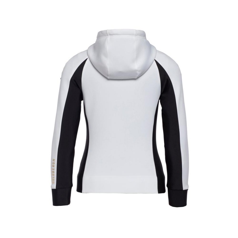 Mikina Goldbergh SOFI hooded cardigan Biele | MAQSKFX-18