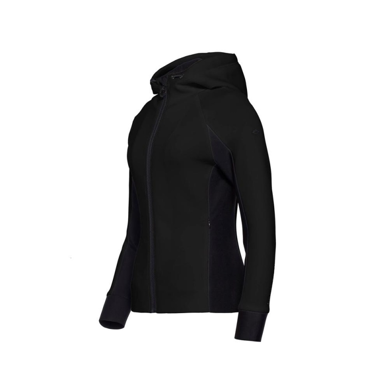 Mikina Goldbergh SOFI hooded cardigan Čierne | SGEZCNR-56