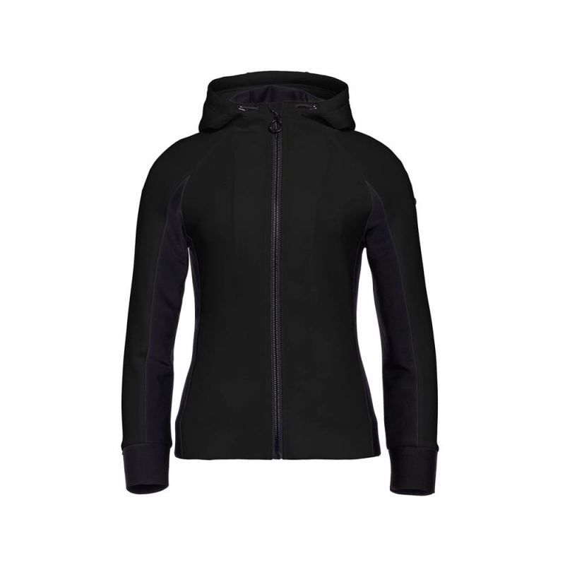 Mikina Goldbergh SOFI hooded cardigan Čierne | SGEZCNR-56