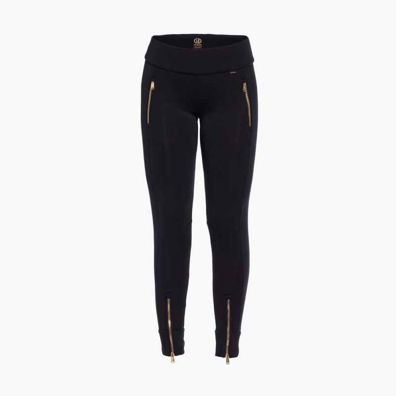 Nohavice Goldbergh LIGHT knit Čierne | BEXRHPT-83