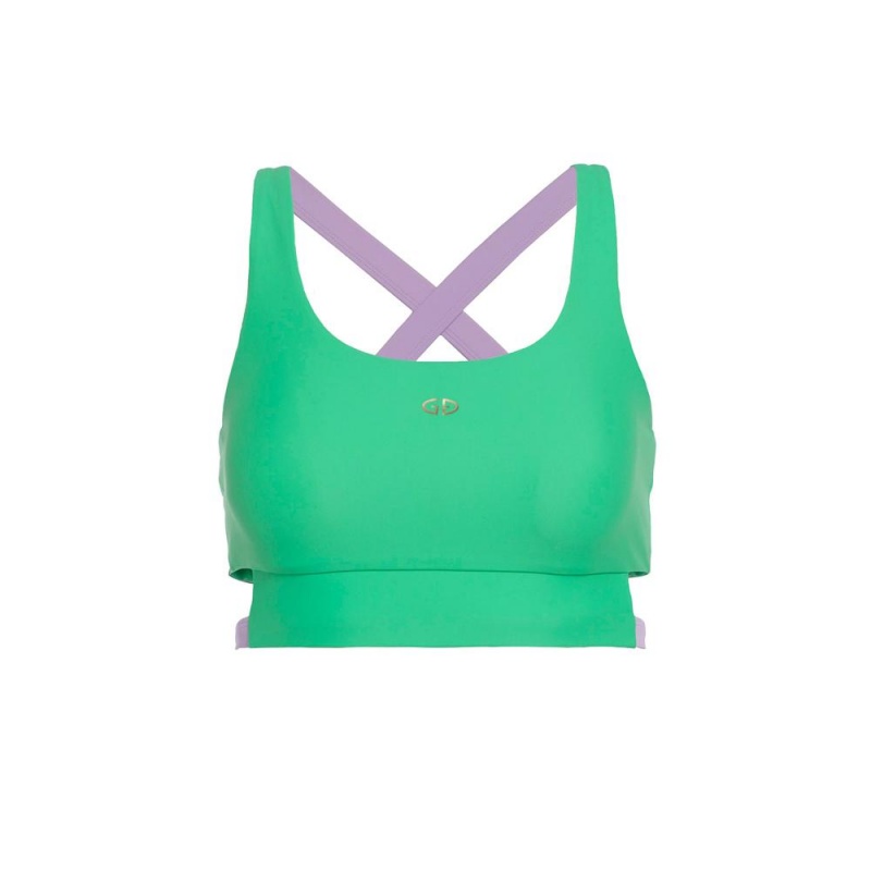 Plavky Goldbergh ATLANTIC swim bra Zelene | OYGVNWS-56