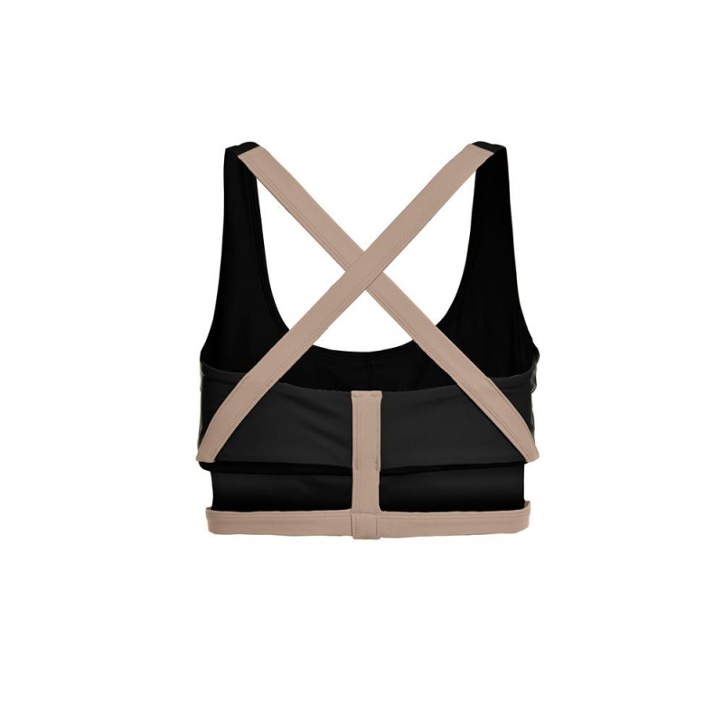 Plavky Goldbergh ATLANTIC swim bra Čierne | GAXFYOZ-48