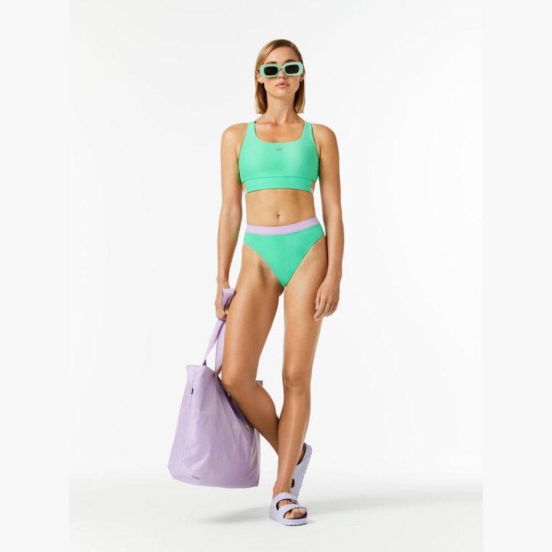 Plavky Goldbergh SEA swim brief Zelene | ZWTEXUI-72