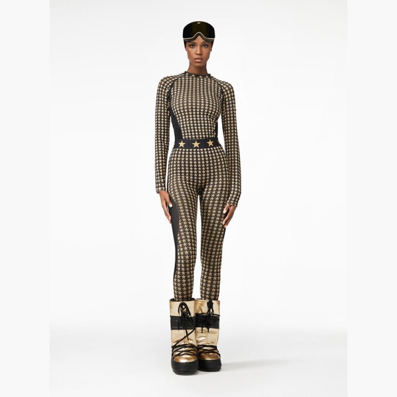 Ski Base Layer Goldbergh STARLET long sleeve Čierne | LJHDWSB-87