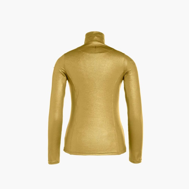 Ski Pully Goldbergh GLAMOUR Zlate | TOHJWQY-49