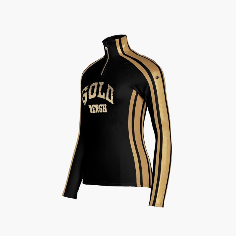 Ski Pully Goldbergh GOBLET Čierne Zlate | XWLQEBA-60