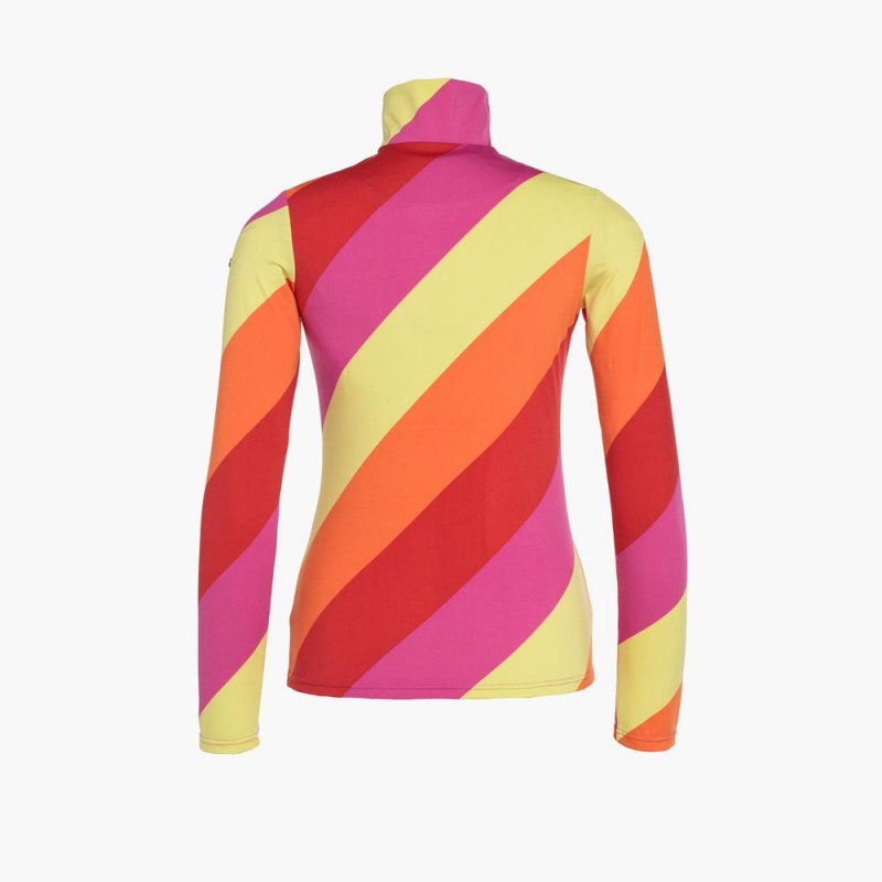 Ski Pully Goldbergh LOLLYPOP Stripes | QCHYMXU-97