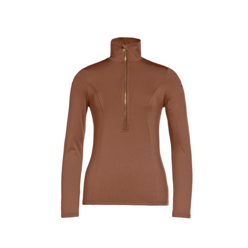 Ski Pully Goldbergh SERENA Tmavo Hnede | LKSQPVU-51